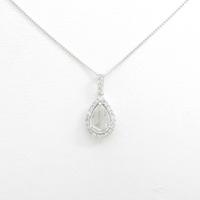 K18WG ダイヤモンドネックレス