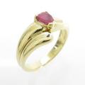 K18YG ルビーリング
