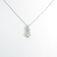 【PTJW-20cc】PT フラワー ダイヤモンドネックレス20％引き