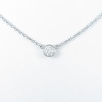 ティファニー バイザヤード ネックレス 0．19ct・G・IF・3EXT