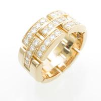 カルティエ マイヨンパンテール ハーフダイヤ リング10％引き