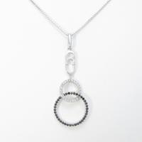 K14WG ダイヤモンドネックレス