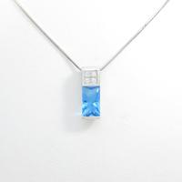 タサキ ブルートパーズネックレス