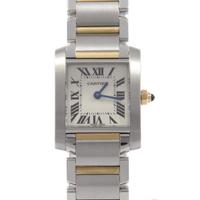 カルティエ W51007Q4 タンクフランセーズ コンビ SSxYG クォーツ