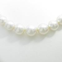 シルバークラスプ シロチョウパールネックレス