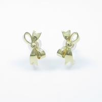 ミキモト リボン イヤリング