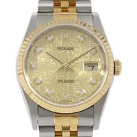 ロレックス 16233G デイトジャスト SSxYG 自動巻