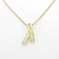 750YG／K18YG サファイヤネックレス