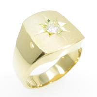 K18YG ダイヤモンドリング