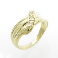 K18YG ダイヤモンドリング