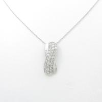 K18WG ダイヤモンドネックレス