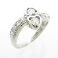 PT ハート ダイヤモンドリング
