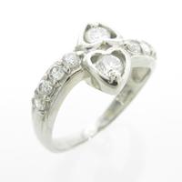 PT ハート ダイヤモンドリング