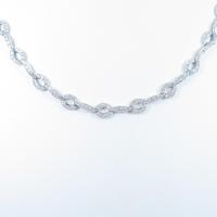 K18WG ダイヤモンドネックレス