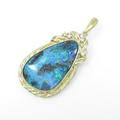 K18YG ボルダーオパールペンダント