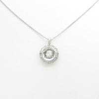 K18WG ダイヤモンドネックレス