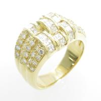 K18YG ダイヤモンドリング