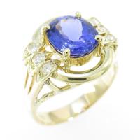 K18YG タンザナイトリング