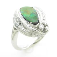 PT ブラックオパールリング5％引き