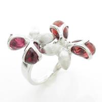 750WG ガーネットリング