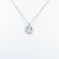 K18WG ダイヤモンドネックレス