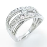 K18WG ダイヤモンドリング5％引き