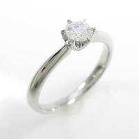 プラチナダイヤモンドリング 0．228ct・E・VS2・G