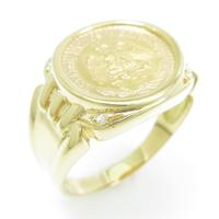 K18YG ダイヤモンドリング