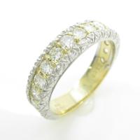 K18YG／PT ダイヤモンドリング20％引き