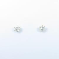 【リメイク】K18YG ダイヤモンドピアス 0．321ct・0．362ct・G・I1・GOOD