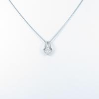 プラチナダイヤモンドネックレス 0．343ct・F・SI1・EX H＆C10％引き