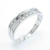 K18WG ダイヤモンドリング