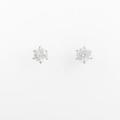 【リメイク】ST／プラチナダイヤモンドピアス 0．501ct・0．509ct・F・SI1・VG