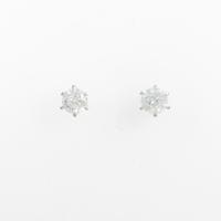 【リメイク】ST／プラチナダイヤモンドピアス 0．501ct・0．509ct・F・SI1・VG