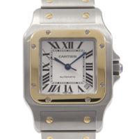 カルティエ W20099C4 サントスガルベ コンビ SSxYG 自動巻