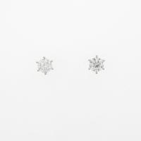 【新品】プラチナダイヤモンドピアス 0．312ct・0．30ct・D・SI2・GOOD