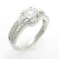 プラチナダイヤモンドリング 0．445ct・G・SI1・EXT