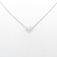 K18WG ダイヤモンドネックレス