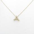 K18PG イニシャルA ダイヤモンドネックレス