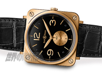 ベル＆ロス　BRS-PGB-AL　BR-S ゴールド ブラックダイアル