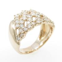 K18PG ダイヤモンドリング