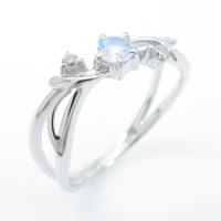 K18WG オパールリング