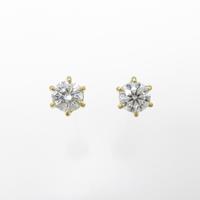 K18YG ダイヤモンドピアス 0．216ct・0．231ct・E?F・SI2・VG?G10％引き