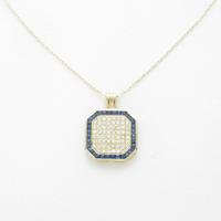 K18YG サファイヤネックレス