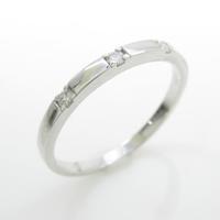 【リメイク】K18WG ダイヤモンドリング