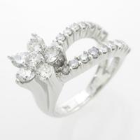 ポンテヴェキオ フラワー ピンキー リング