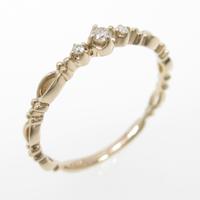 K18PG ダイヤモンドリング