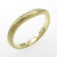 K18YG ダイヤモンドリング