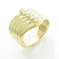 K18YG ダイヤモンドリング