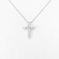PT クロス ダイヤモンドネックレス